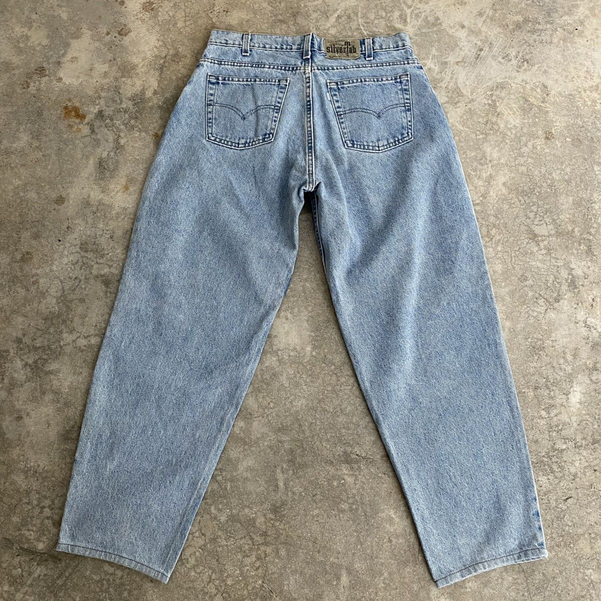 Levi's Vintage 90’s Levis Silvertab Loose Wide Denim Jeans Size US 33 - 11 Thumbnail