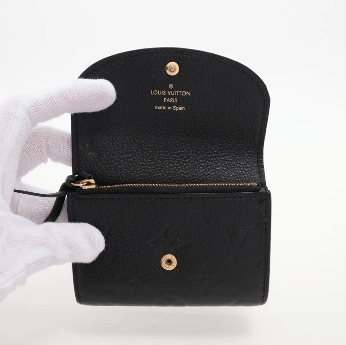 Louis Vuitton Monogram Empreinte Rosary Coin Purse Noir Size ONE SIZE - 3 Thumbnail