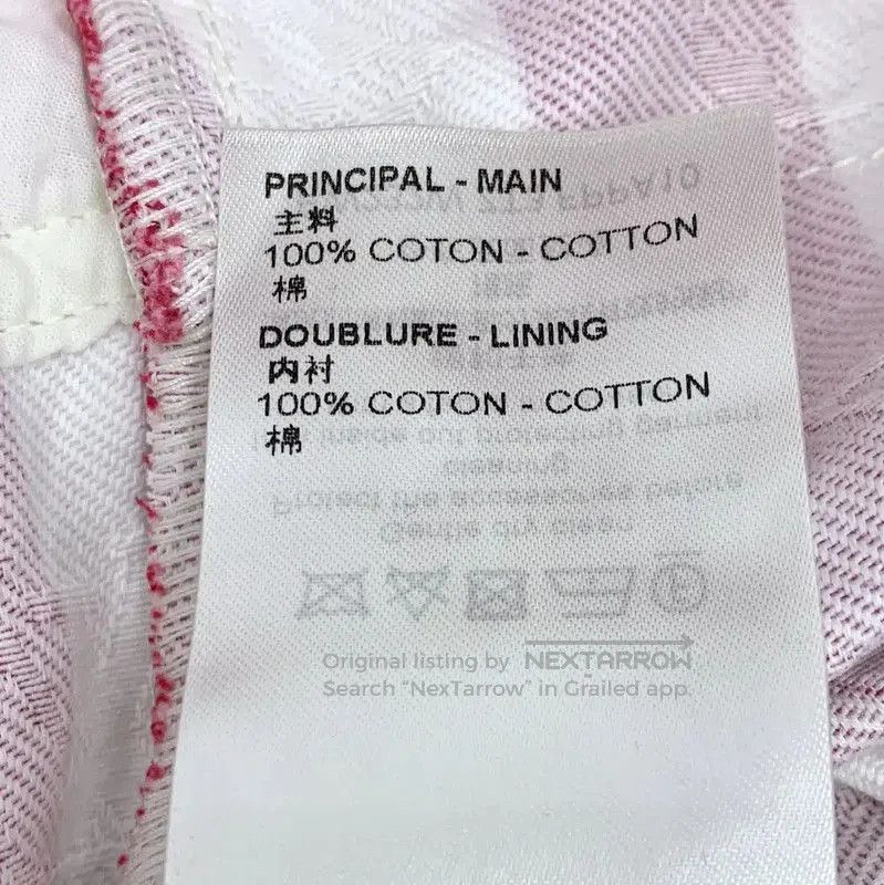 Louis Vuitton Louis Vuitton Red and White Striped Casual Pants . Size 22" - 7 Thumbnail