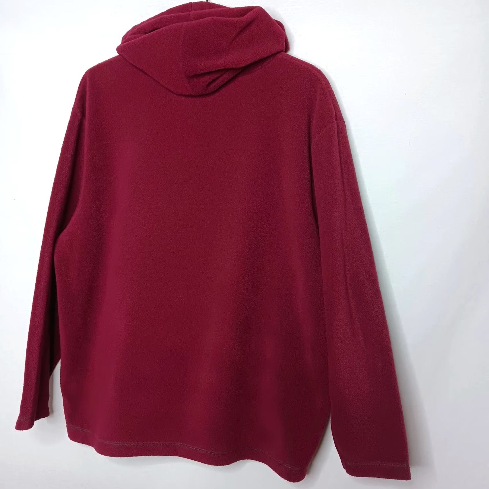 Vintage VINTAGE Looney Tunes Hoodie Sweatshirt XL Maroon Autumn Leaves Tweety Bird Sweatshirt Hooded Pullover Women's Regular Size XL Size XL / US 12-14 / IT 48-50 - 3 Thumbnail