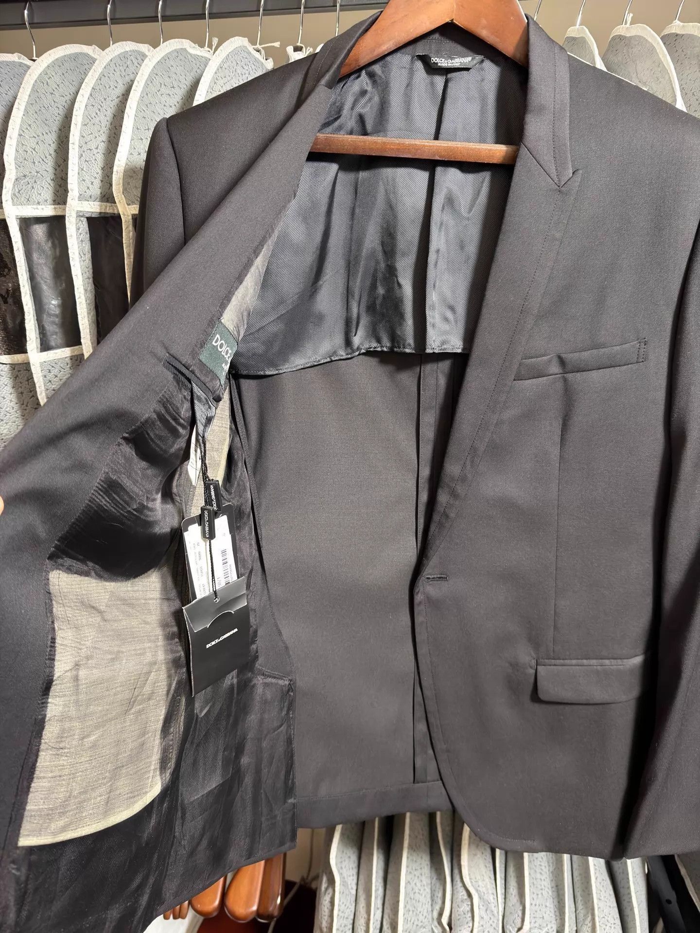 Dolce & Gabbana Black Single-Breasted Formal Blazer Size US XXS / EU 40 - 6 Thumbnail