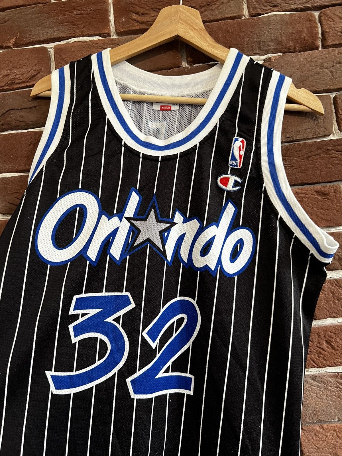 Champion Vintage 90s Champion NBA Shaq O Neal Orlando Magic Jersey M Size US M / EU 48-50 / 2 - 3 Thumbnail