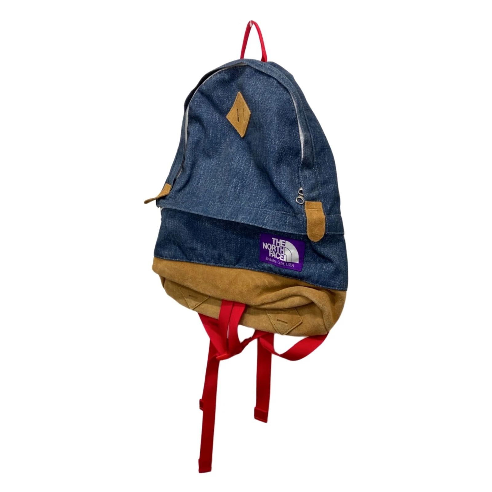 The North Face Purple Label THE NORTH FACE PURPLE LABEL Backpack Daypack Leather-trimmed Indigo USED men's Size ONE SIZE - 3 Thumbnail