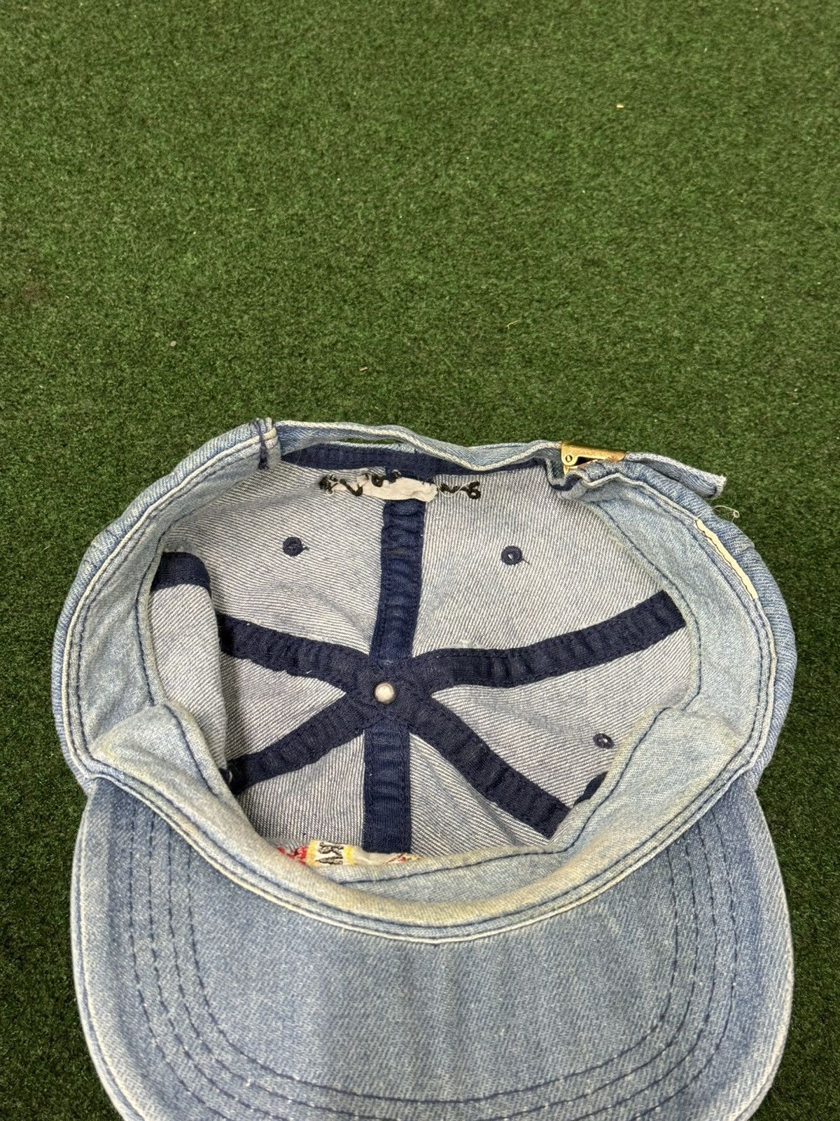 Vintage Vintage Hallmark Maxine Dont Worry Be Crabby Denim Hat Size ONE SIZE - 4 Thumbnail