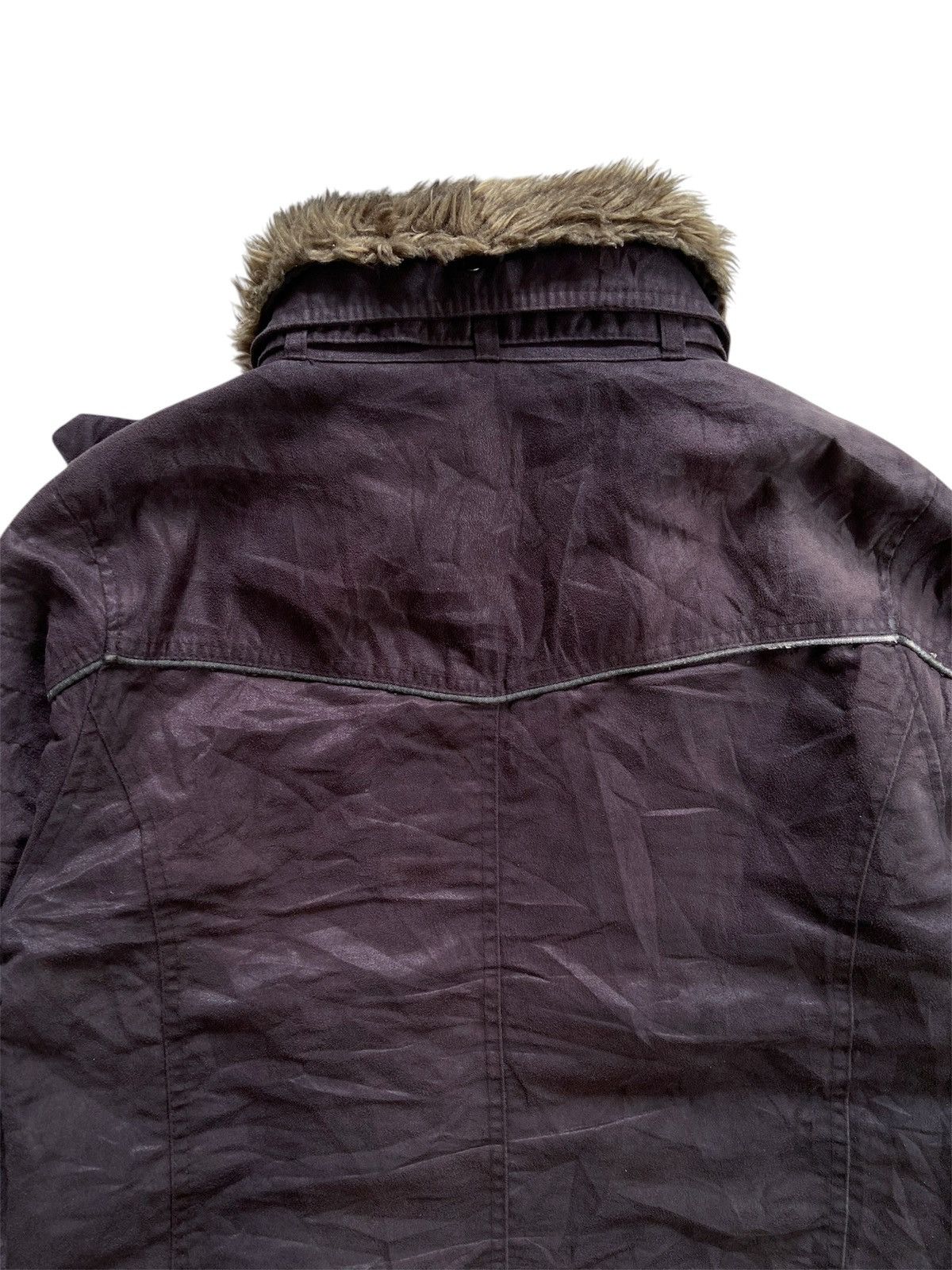 Japanese Brand JAPANESE BAREBACK FAUX FUR BLACK WASHED JACKET Size US M / EU 48-50 / 2 - 17 Thumbnail