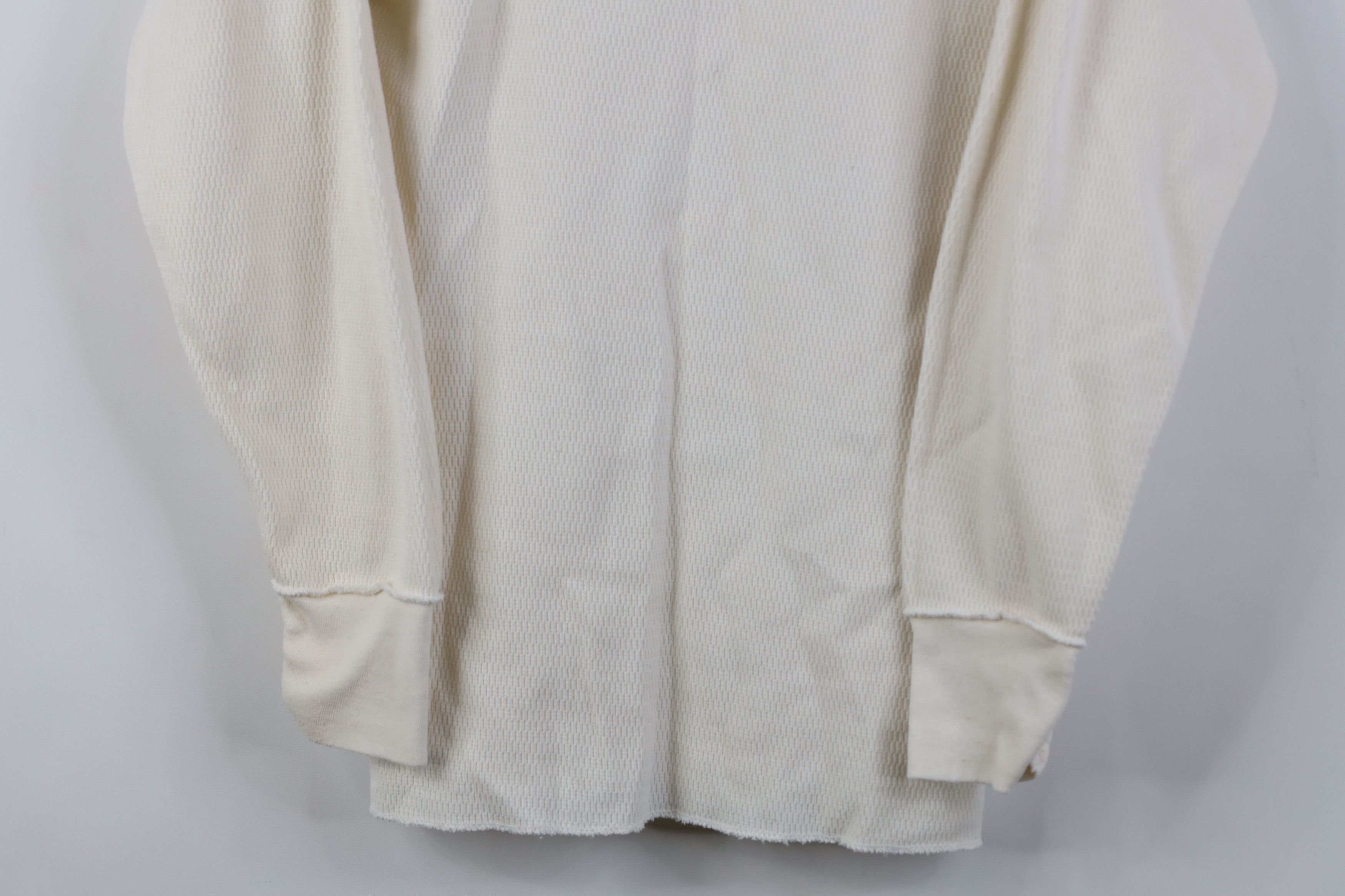 Vintage Vintage 90s Streetwear Waffle Knit Long Sleeve T-Shirt USA Size US S / EU 44-46 / 1 - 3 Thumbnail