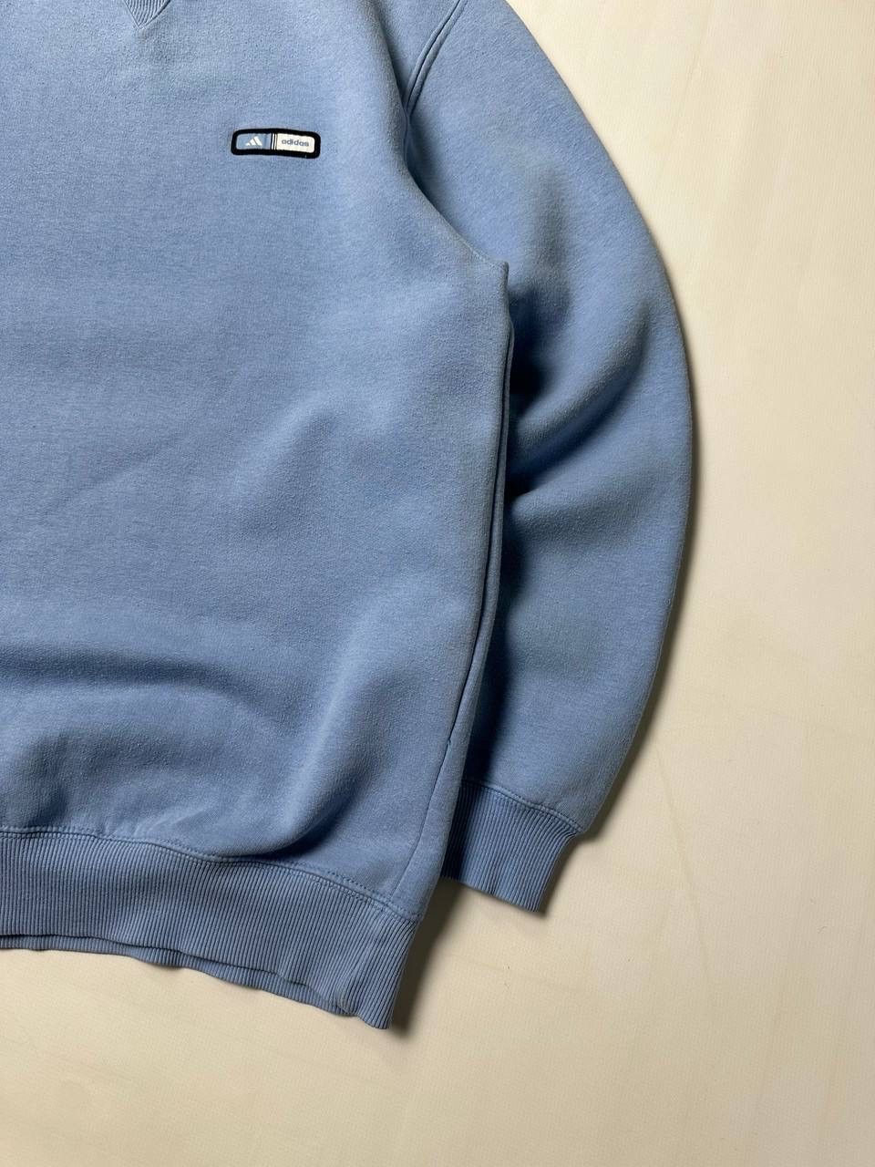 Adidas Vintage 90s Adidas Blue Sweatshirt Mini Logo Size US S / EU 44-46 / 1 - 3 Thumbnail