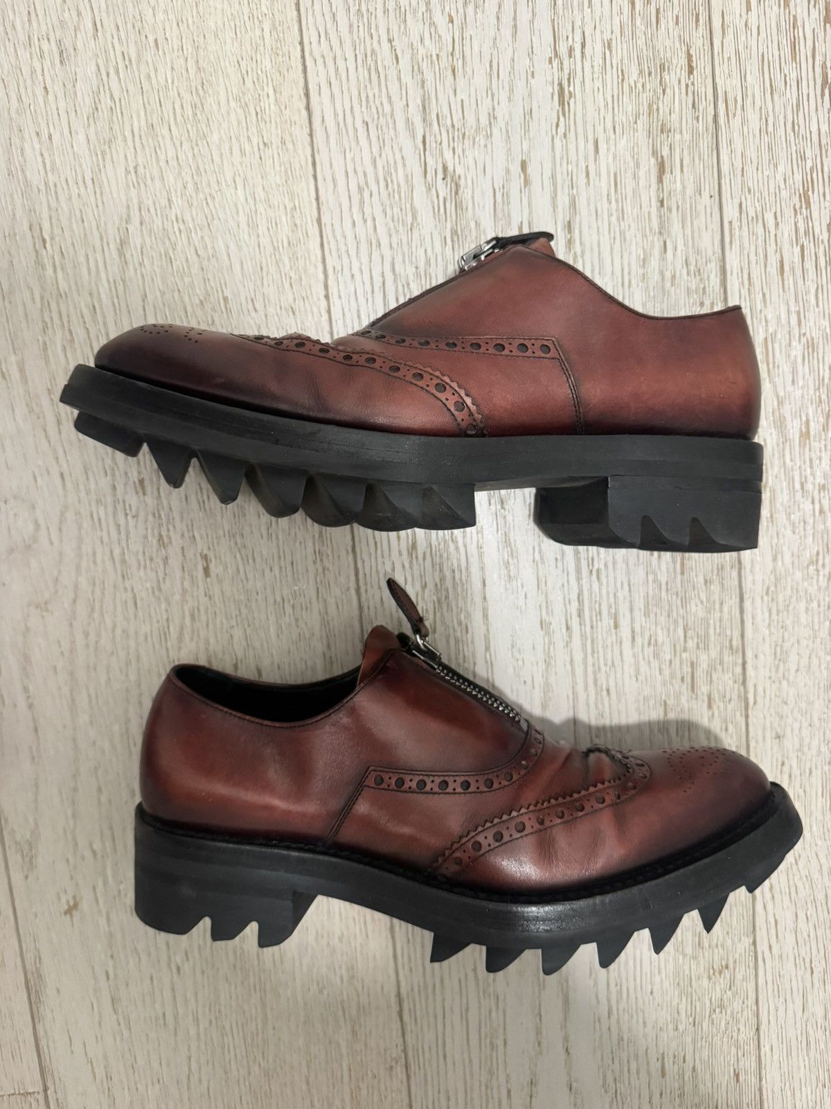 Prada Prada leather shoes Size US 9 / EU 42 - 1 Thumbnail