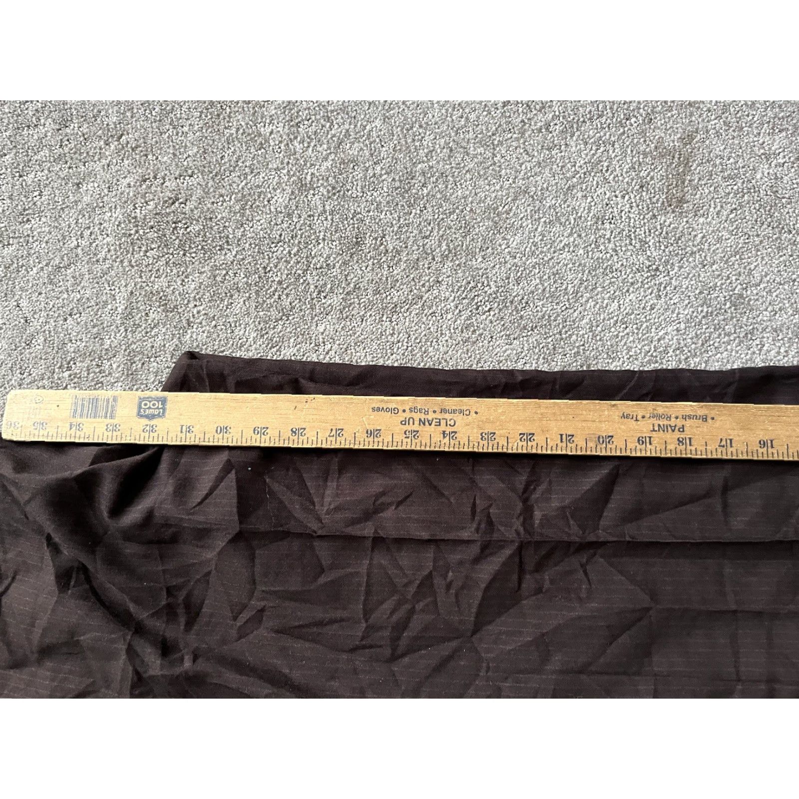Dockers DOCKERS Pants 4M Brown Pinstripe Khaki Goodness Straight Elastic Waist Womens Size 27" / US 4 / IT 40 - 6 Thumbnail