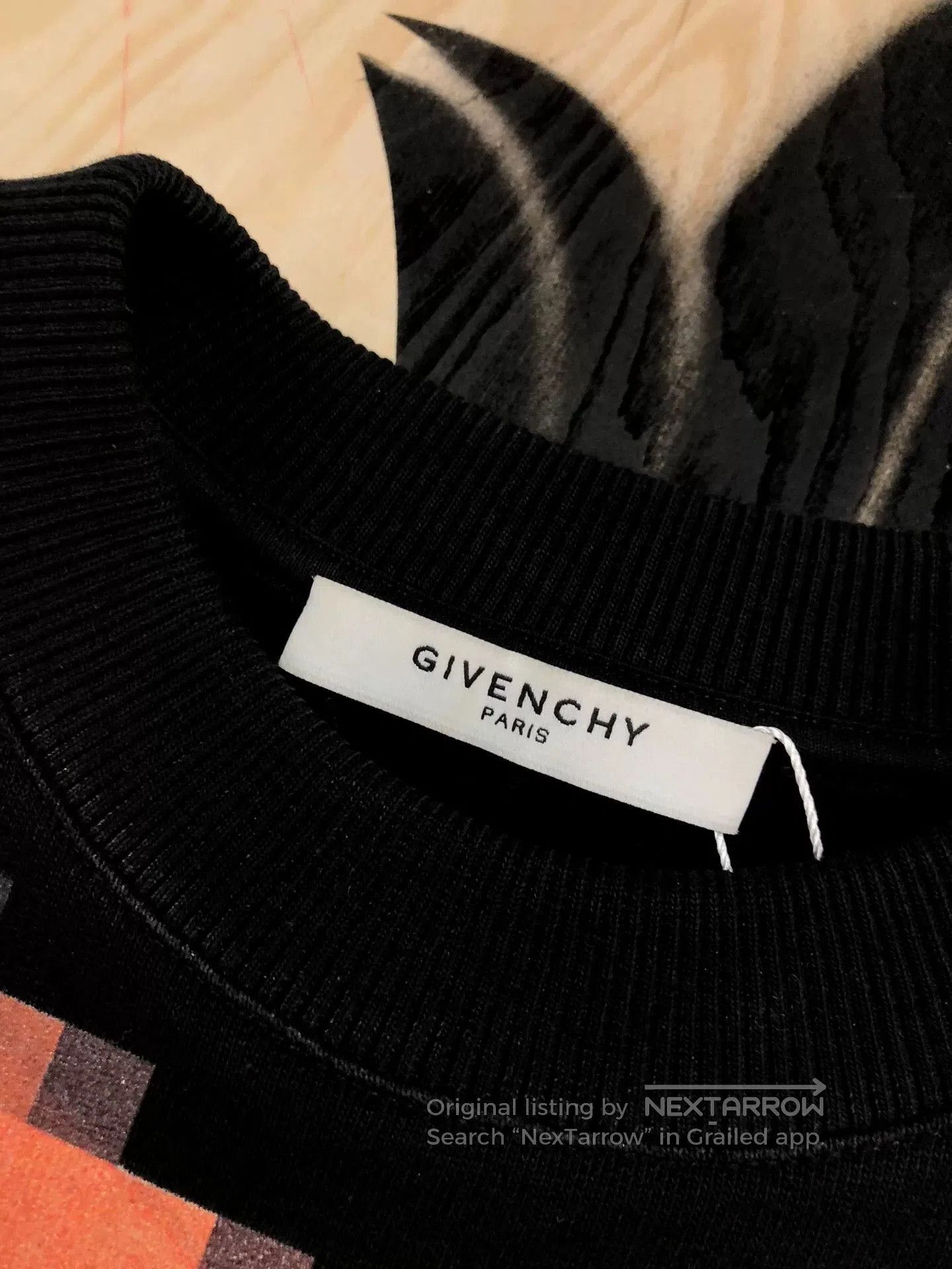 Givenchy givenchy black mosaic pullover sweatshirt XS. Size XS / US 0-2 / IT 36-38 - 2 Thumbnail