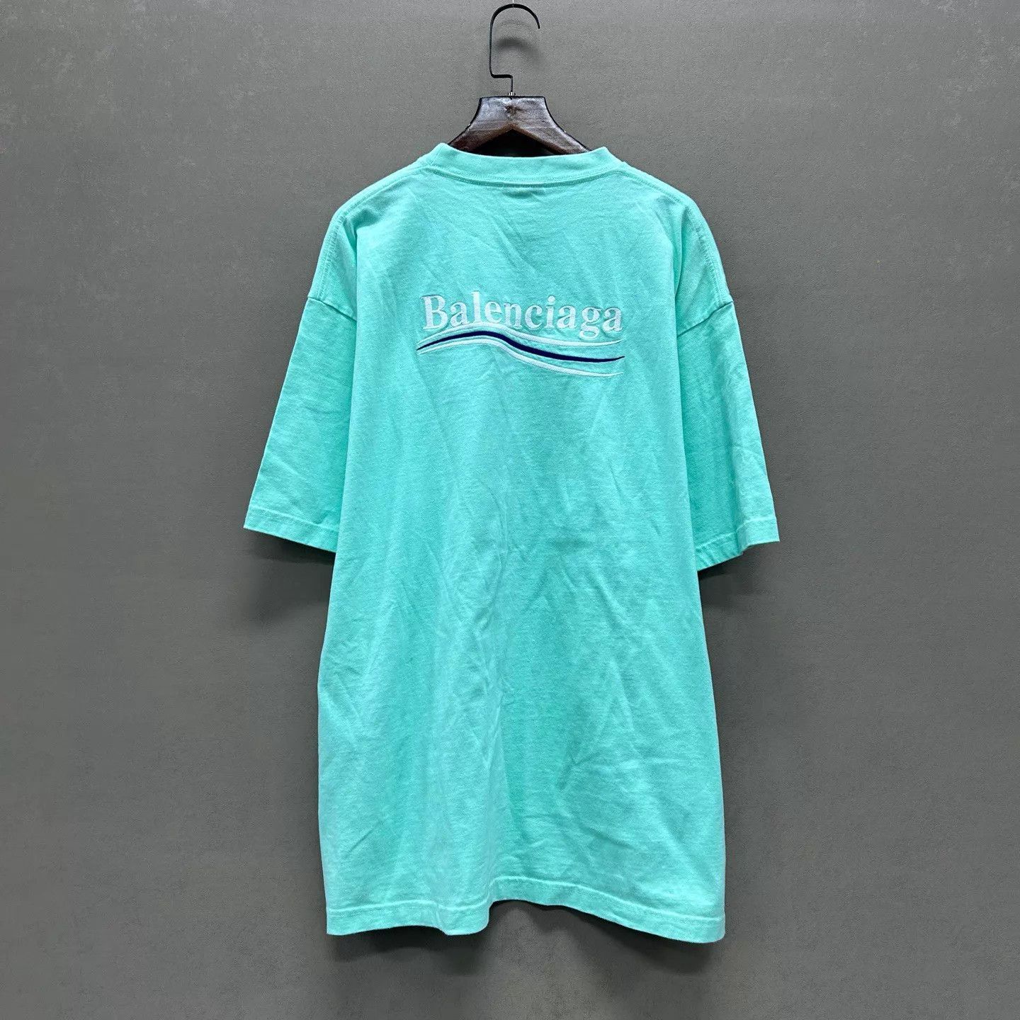 Balenciaga Balenciaga 99 New Mint Green Coca-Cola Embroidered SS M Size US M / EU 48-50 / 2 - 2 Thumbnail
