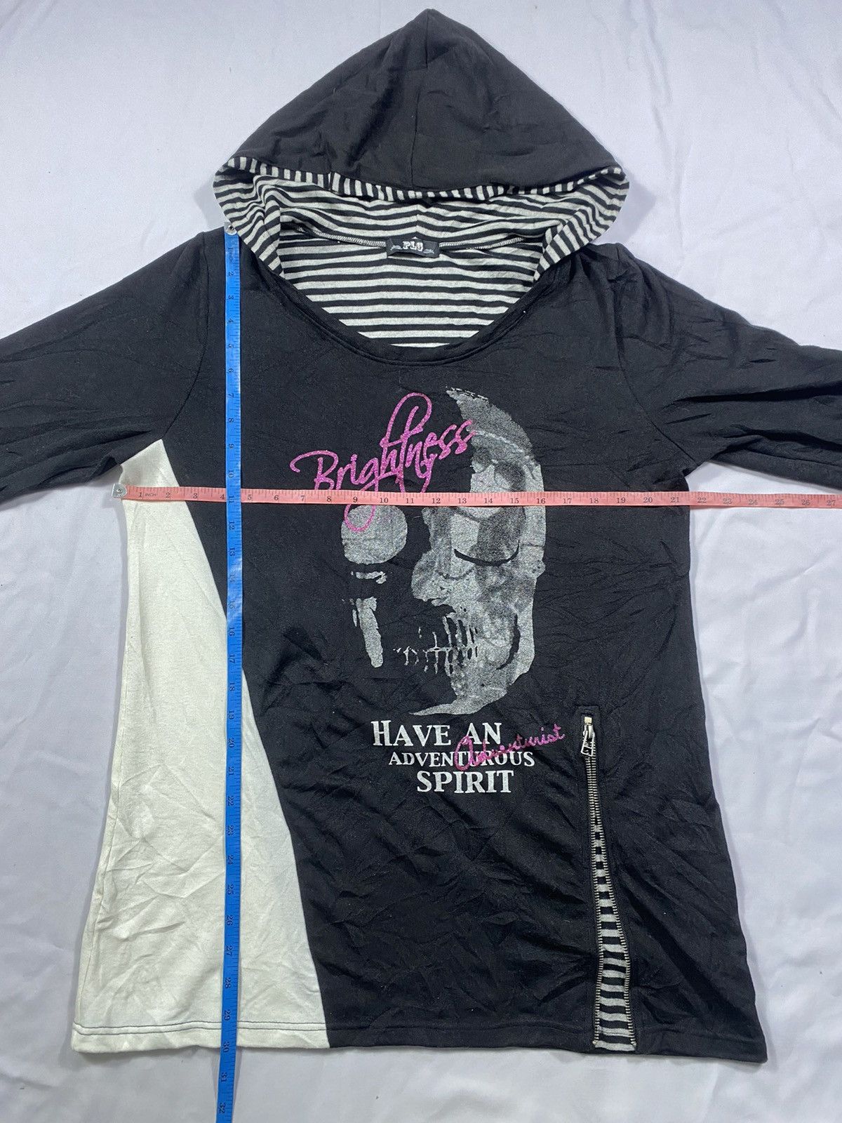 Japanese Brand JAPANESE PLG HOODIE POEM GOTHIC PUNK LGB STYLE Size US L / EU 52-54 / 3 - 9 Thumbnail