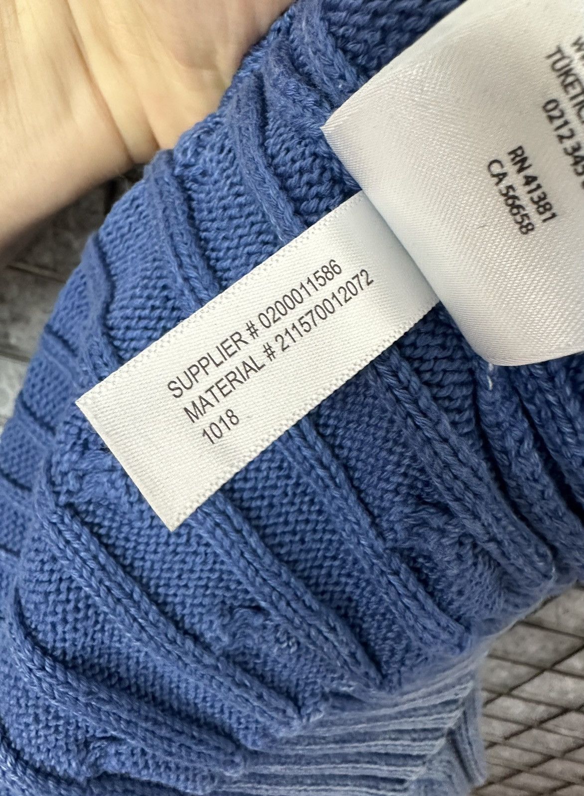 Ralph Lauren Polo Ralph Lauren Washed Cable Knit Cotton Sweater Size XL Size XL / US 12-14 / IT 48-50 - 9 Thumbnail