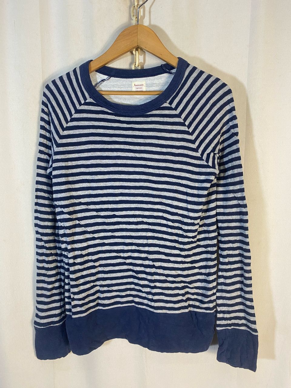 Japanese Brand Harmonie taricot stripe shirt Size S / US 4 / IT 40 - 1 Thumbnail