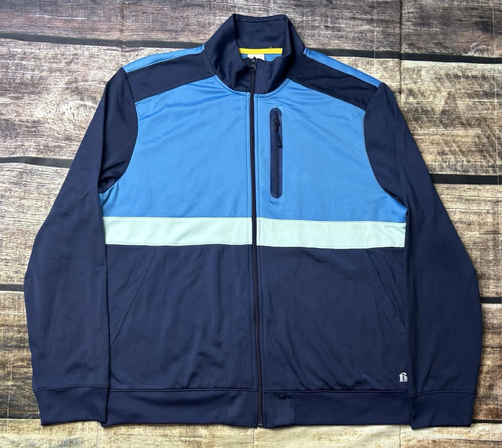 Bonobos Bonobos Fielder Track Jacket Men's Large Full Zip Blue Size US L / EU 52-54 / 3 - 1 Thumbnail