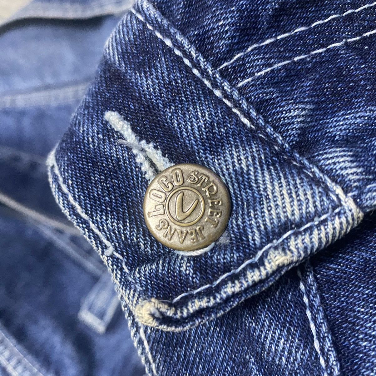 Vintage Vintage Y2K LOCO STREETGEAR Denim Baggy Pants Size US 35 - 19 Thumbnail