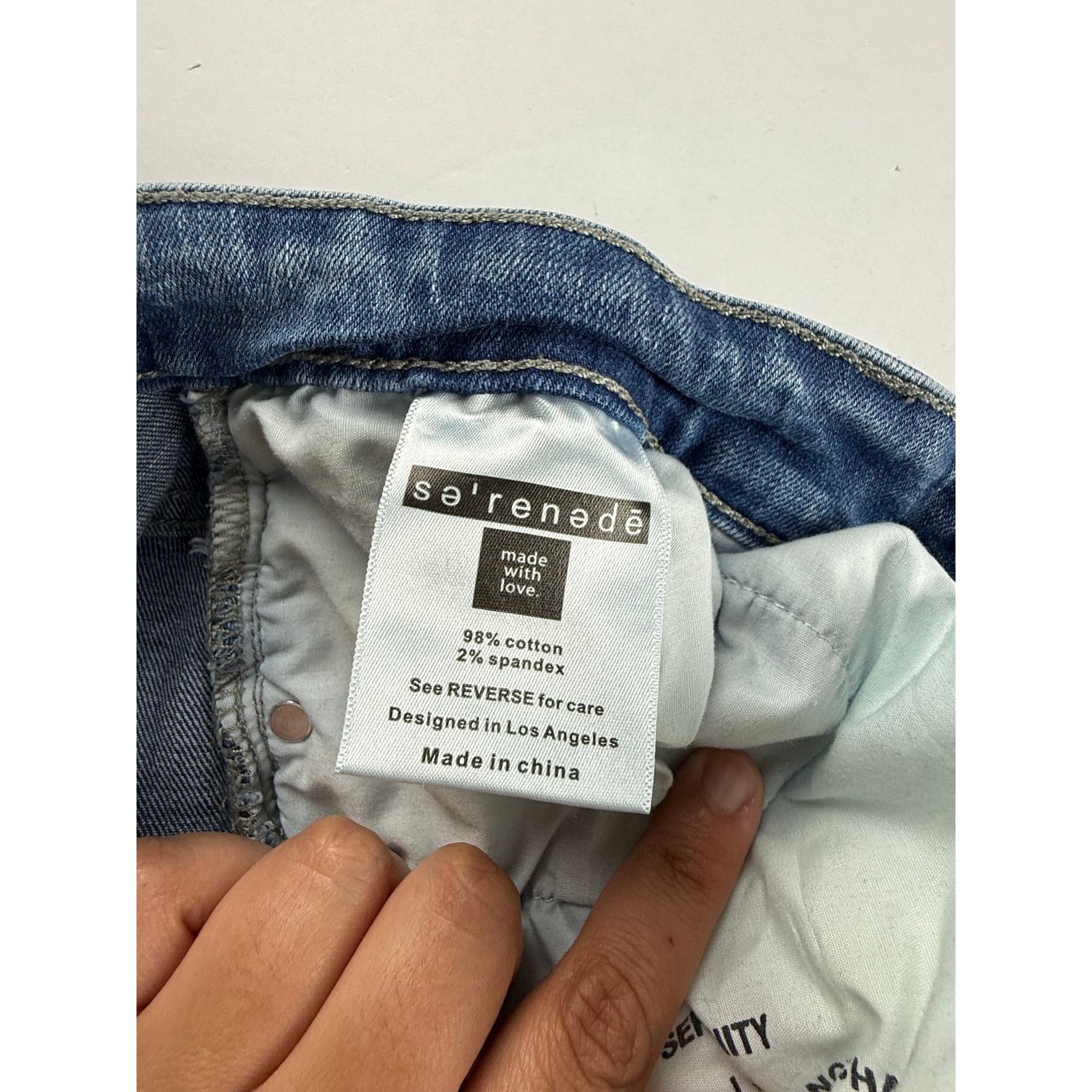 SERENEDE Serenede Patchwork Denim Jeans - 34x32 - Excellent! Size US 34 / EU 50 - 7 Thumbnail
