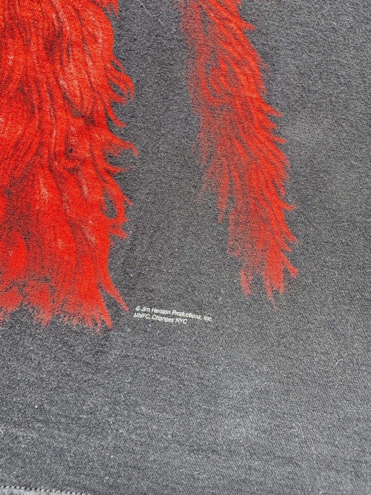 Vintage ‘90s Elmo Shadow Blackout Sesame Street Tee Shirt Muppet Size US XL / EU 56 / 4 - 4 Thumbnail