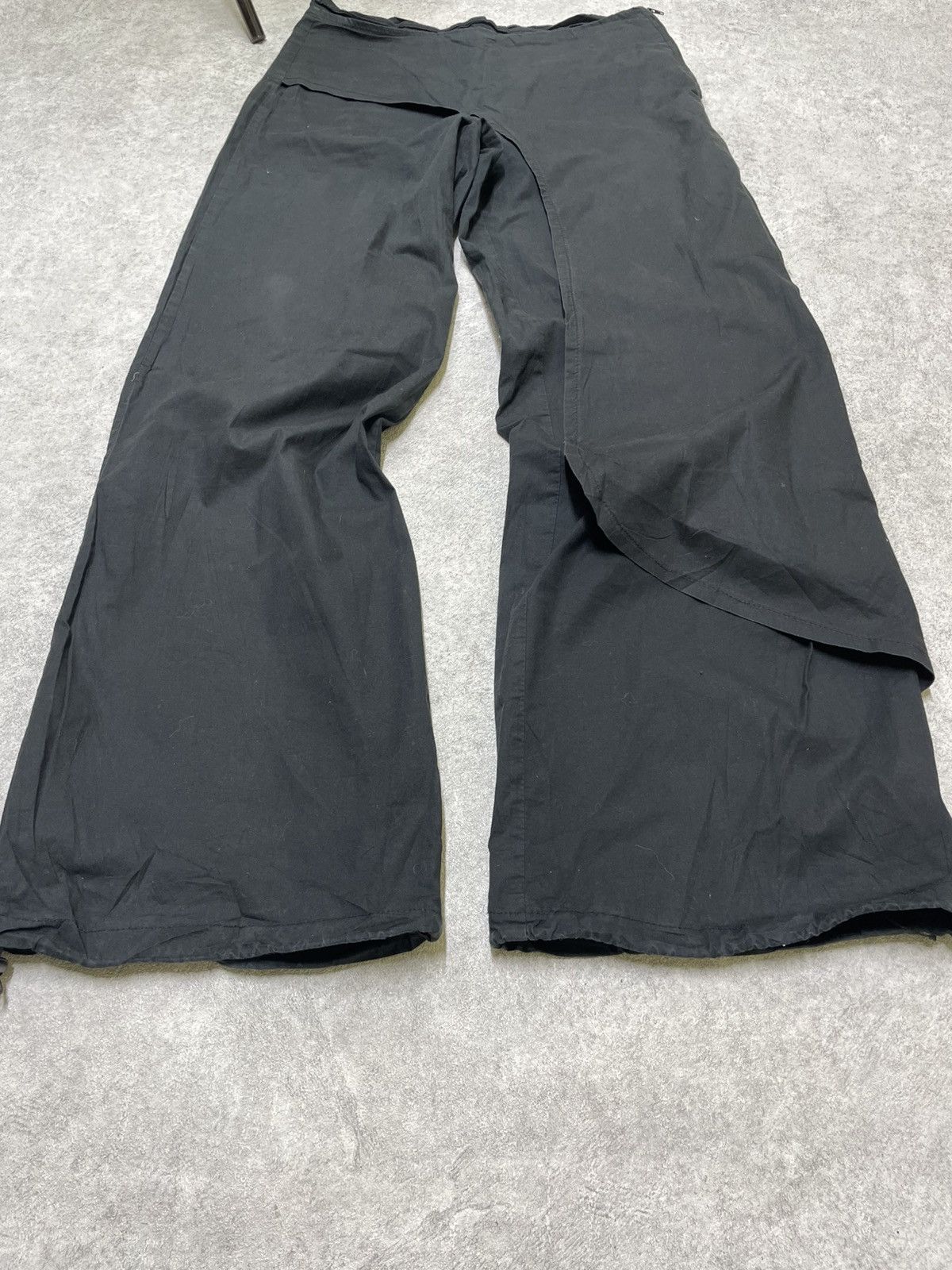 If Six Was Nine × Japanese Brand × Le Grande Bleu (L.G.B.) Y's LGB Y2K Asymmetric Wide-Leg Pants With Adjustable Hem Size US 32 / EU 48 - 10 Thumbnail
