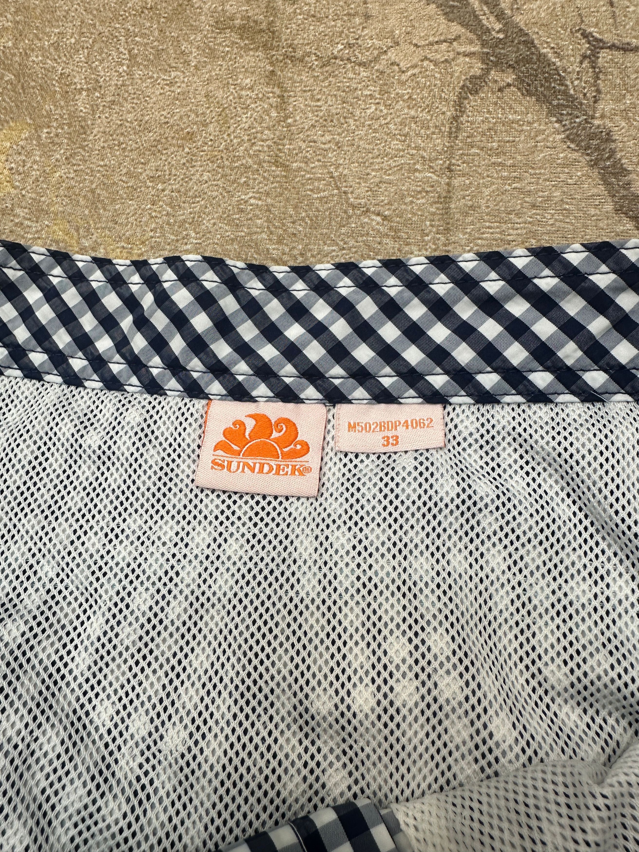 Sundek Check Sundek 33 Beach Shorts Trunks Bath Suit Size 33 S M Size US 33 - 11 Thumbnail