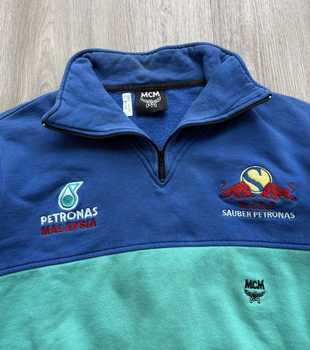 MCM Vintage 80 MCM Sauber Petronas Formula Sweatshirt F1 Racing Size US M / EU 48-50 / 2 - 4 Thumbnail