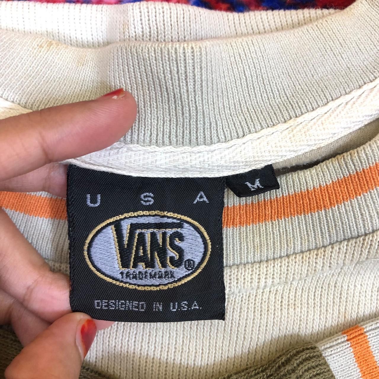 Vans VANS USA SKATEBOARD Off The Wall Sweatshirt Sweater Pullover Size US M / EU 48-50 / 2 - 5 Thumbnail