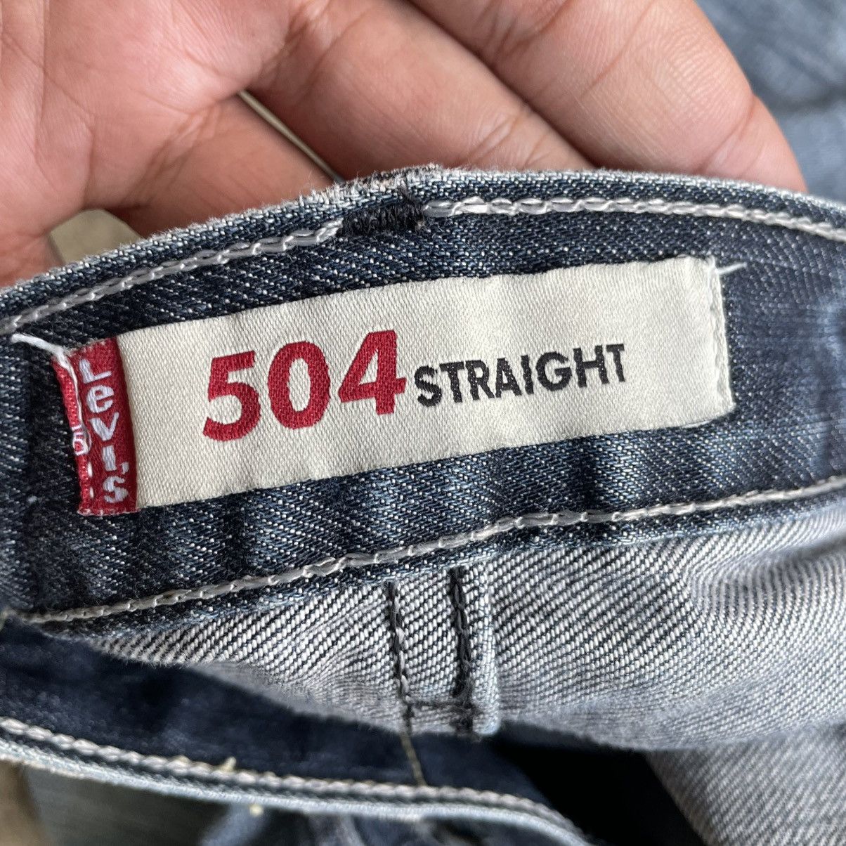 Levi's Vintage Clothing 🔥Vintage Levis 504 Stoned Washed Ripped Distress Denim Jeans Size US 34 / EU 50 - 15 Thumbnail