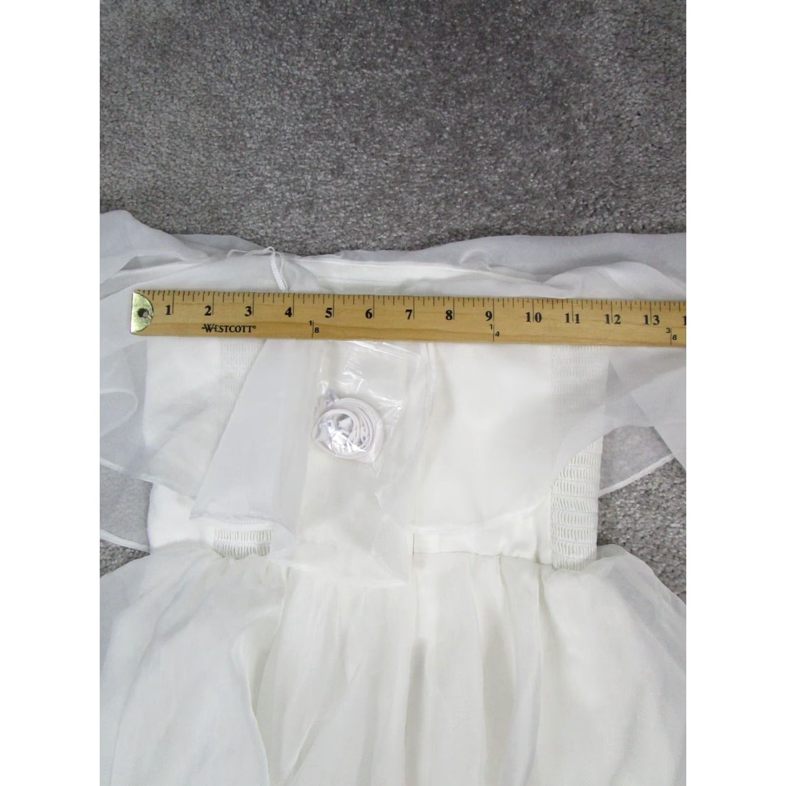 Abercrombie & Fitch Abercrombie & Fitch Dress Womens XXS Tall White Tulle Size XXS / US 00 / IT 34 - 5 Thumbnail