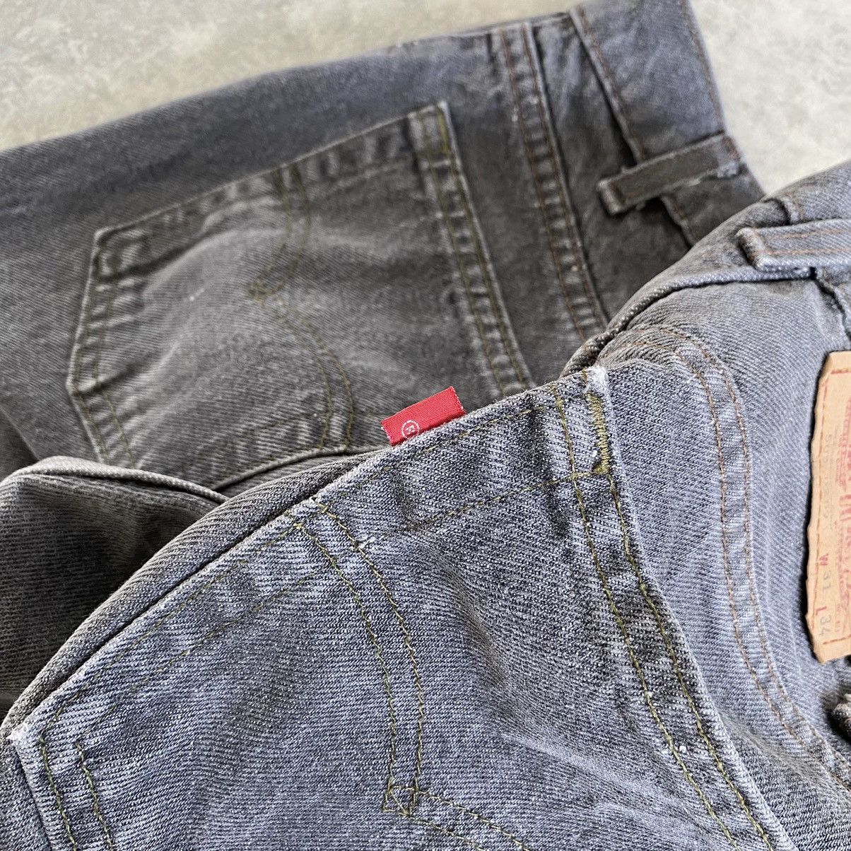 Levi's Size 30x33 Vintage Late 80’s Levis 505 Faded Ash Grey Jeans Size US 30 / EU 46 - 21 Thumbnail