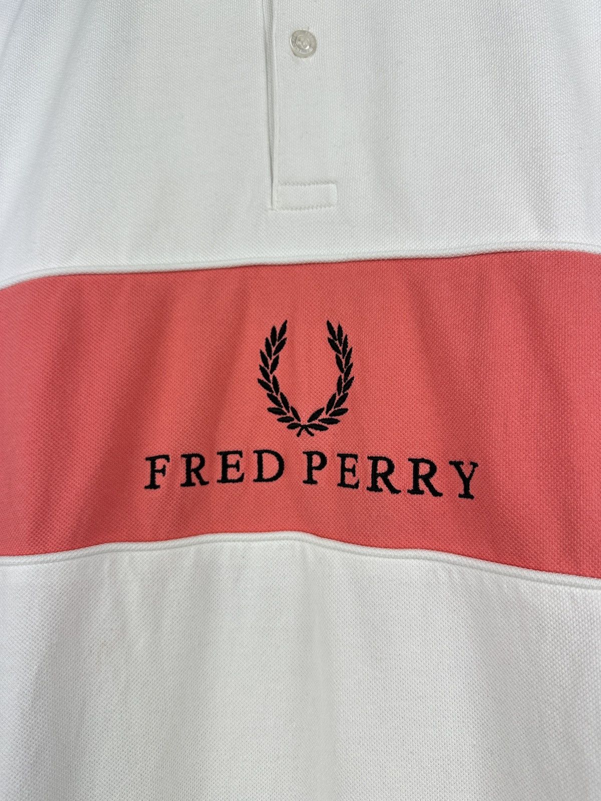 Fred Perry × Vintage Vintage Y2K Fred Perry Big Embroidery Logo Polo T-shirt Size US S / EU 44-46 / 1 - 6 Thumbnail