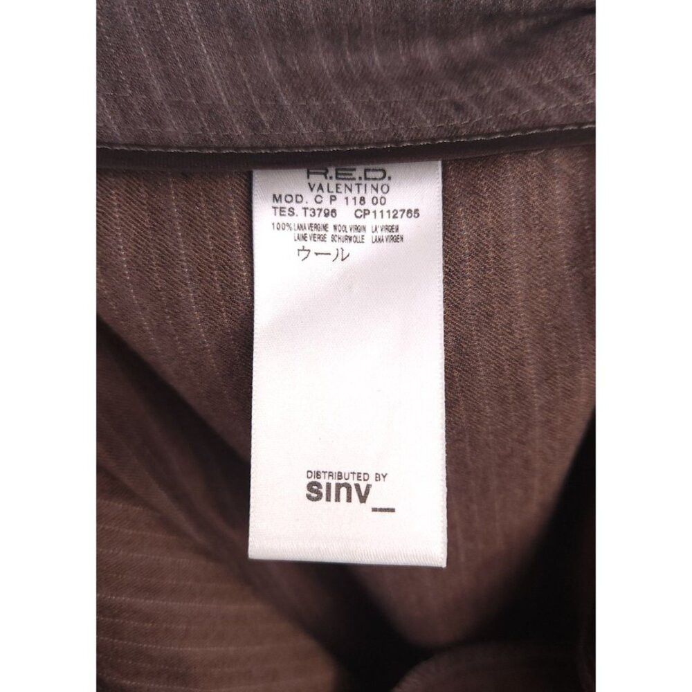 RED Valentino Red Valentino Striped Wool Three Quarter Pants Size 42 US 6 Size 28" / US 6 / IT 42 - 8 Thumbnail