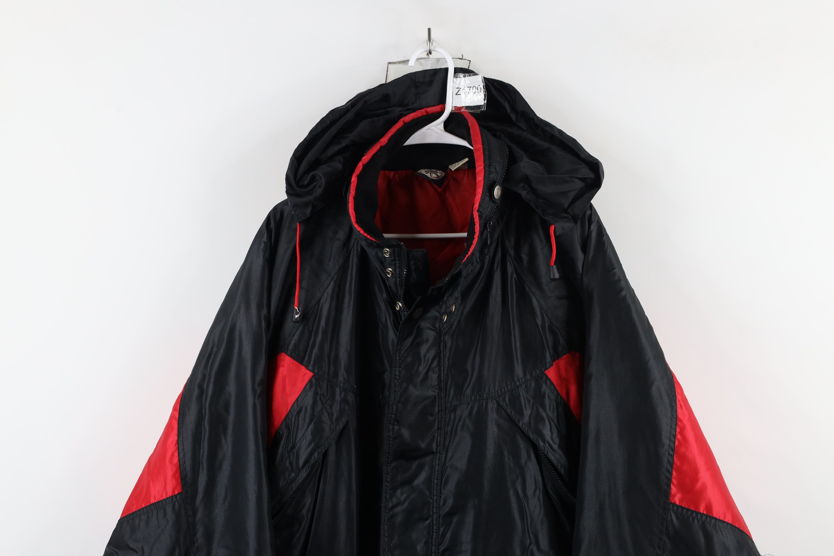 Marlboro × Vintage Vintage 90s Marlboro Block Full Zip Parka Jacket Hooded Size US XL / EU 56 / 4 - 2 Thumbnail