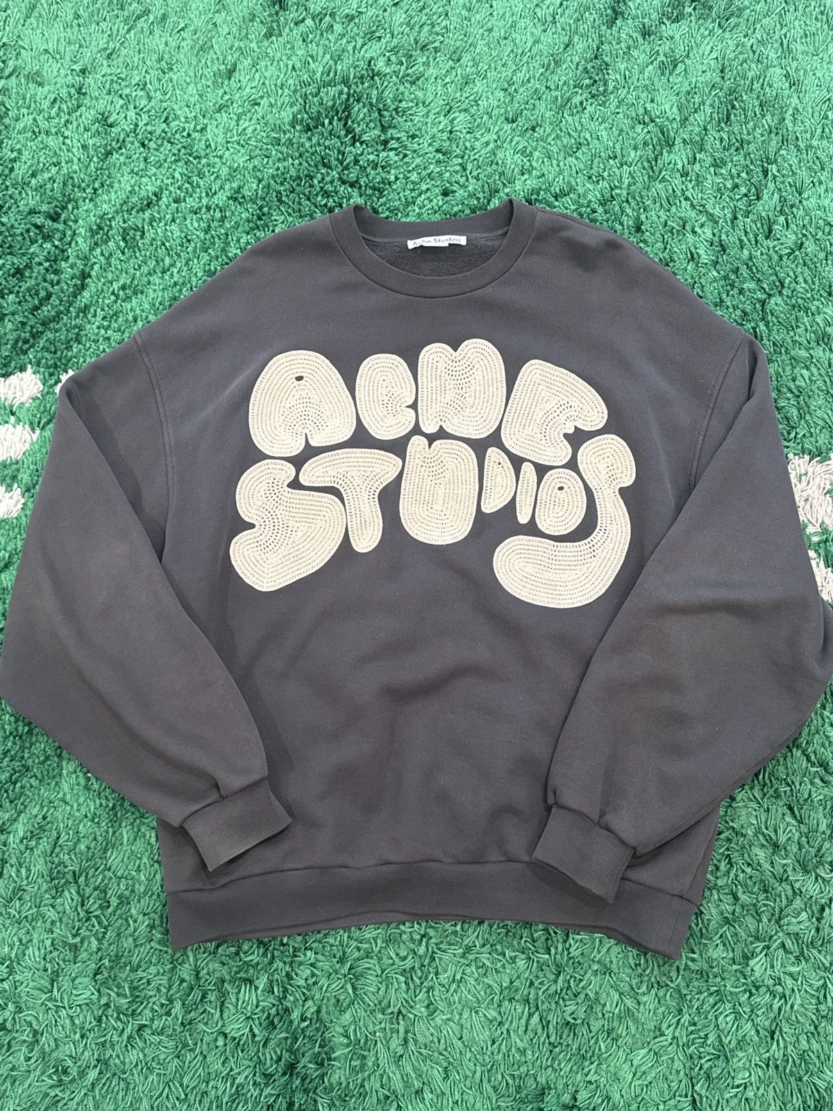 Acne Studios Acne Studios Bubble Logo Crewneck Sweater Size US L / EU 52-54 / 3 - 1 Thumbnail