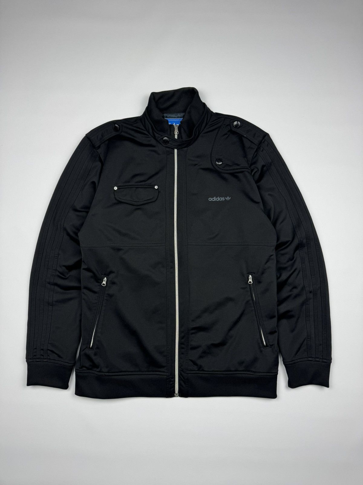 Adidas Vintgae Adidas Originals Black Track Jacket Size US L / EU 52-54 / 3 - 1 Thumbnail