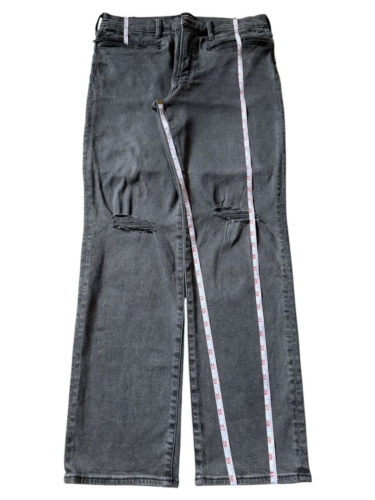 GU × Undercover Vintage Gu X Undercover Tactical Distressed Jeans Size US 33 - 7 Thumbnail