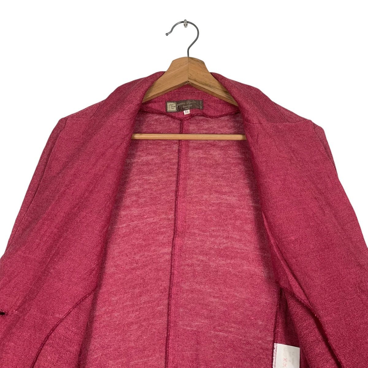Pierre Balmain PIERRE BALMAIN Boutique Red Blazer Jacket #1225-C55 Size S / US 4 / IT 40 - 12 Thumbnail