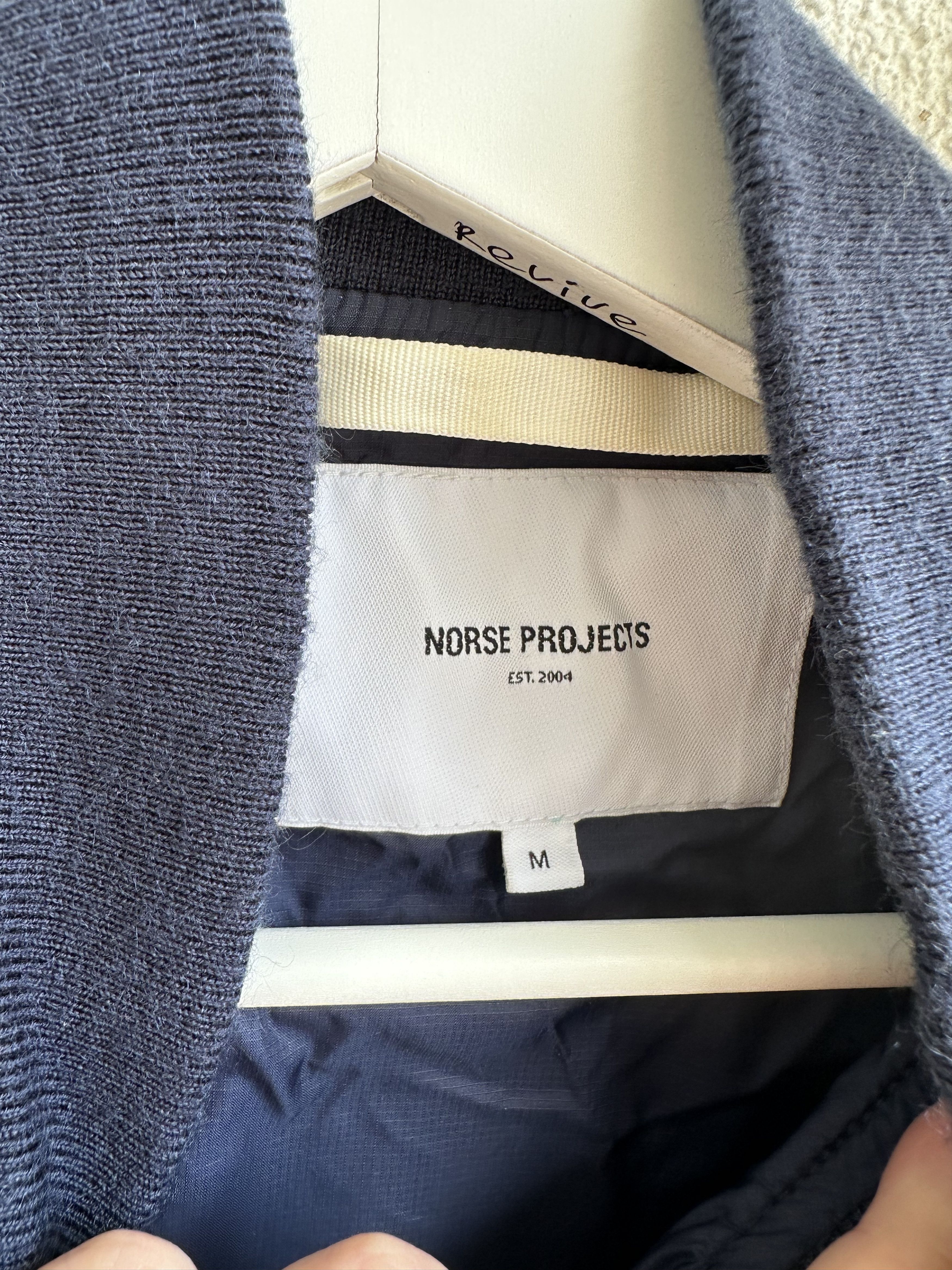 Norse Projects Ryan Light Ripstop Navy Bomber Jacket Size US M / EU 48-50 / 2 - 4 Thumbnail