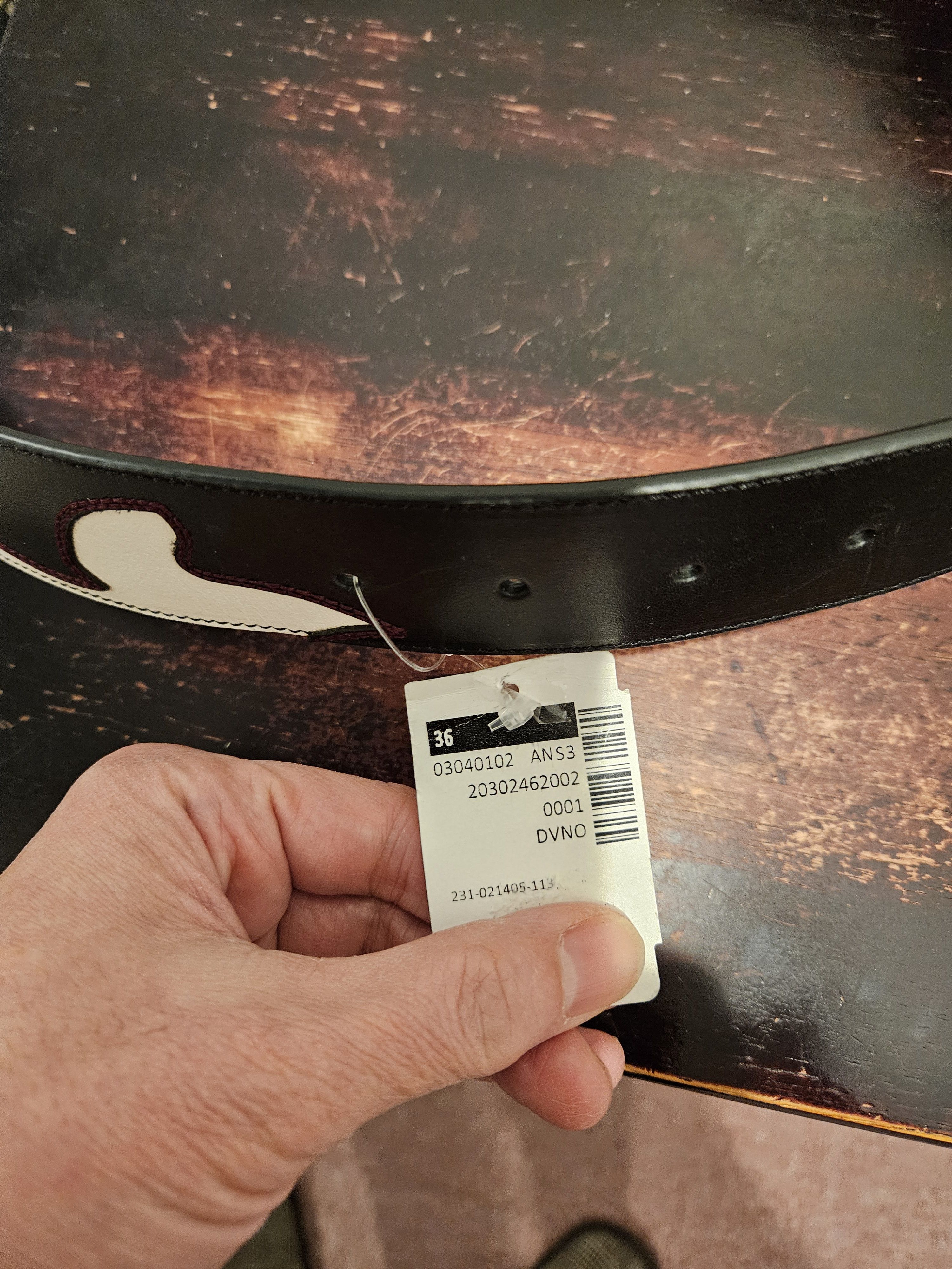 Dries Van Noten Leather Cowboy Belt - UNISEX Size 36 - 9 Thumbnail
