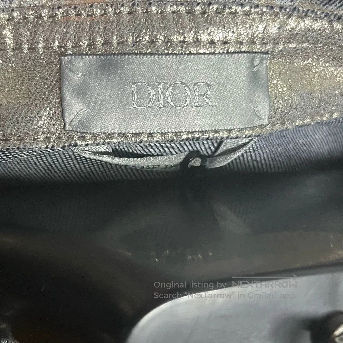 Dior gray logo print long sleeve shirt. Size US M / EU 48-50 / 2 - 4 Thumbnail