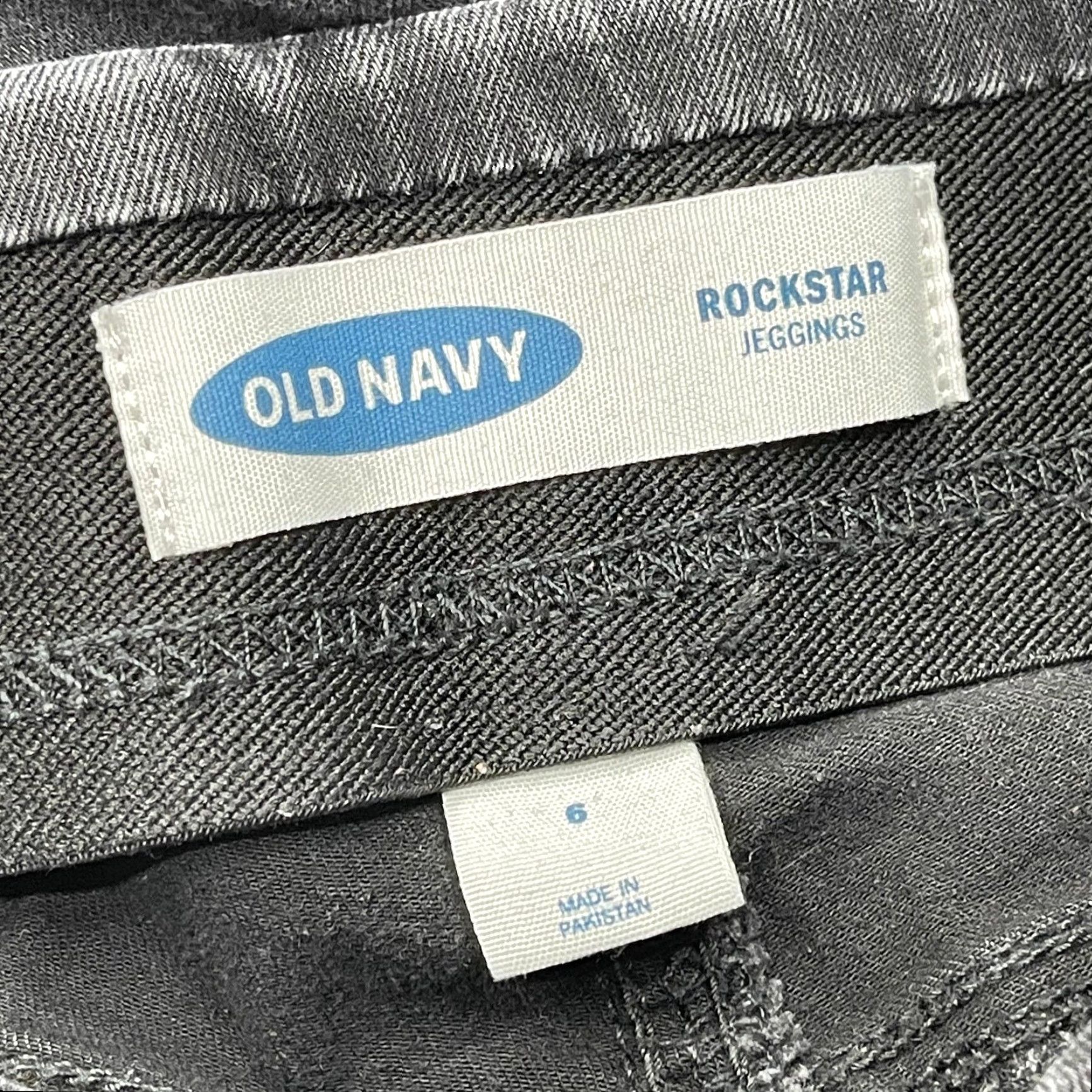 Old Navy Old Navy Jeans Gray Skinny Stretchy Pull On Jeggings 6 Womens Regular 29x27 Denim Cotton Blend Size 28" / US 6 / IT 42 - 3 Thumbnail
