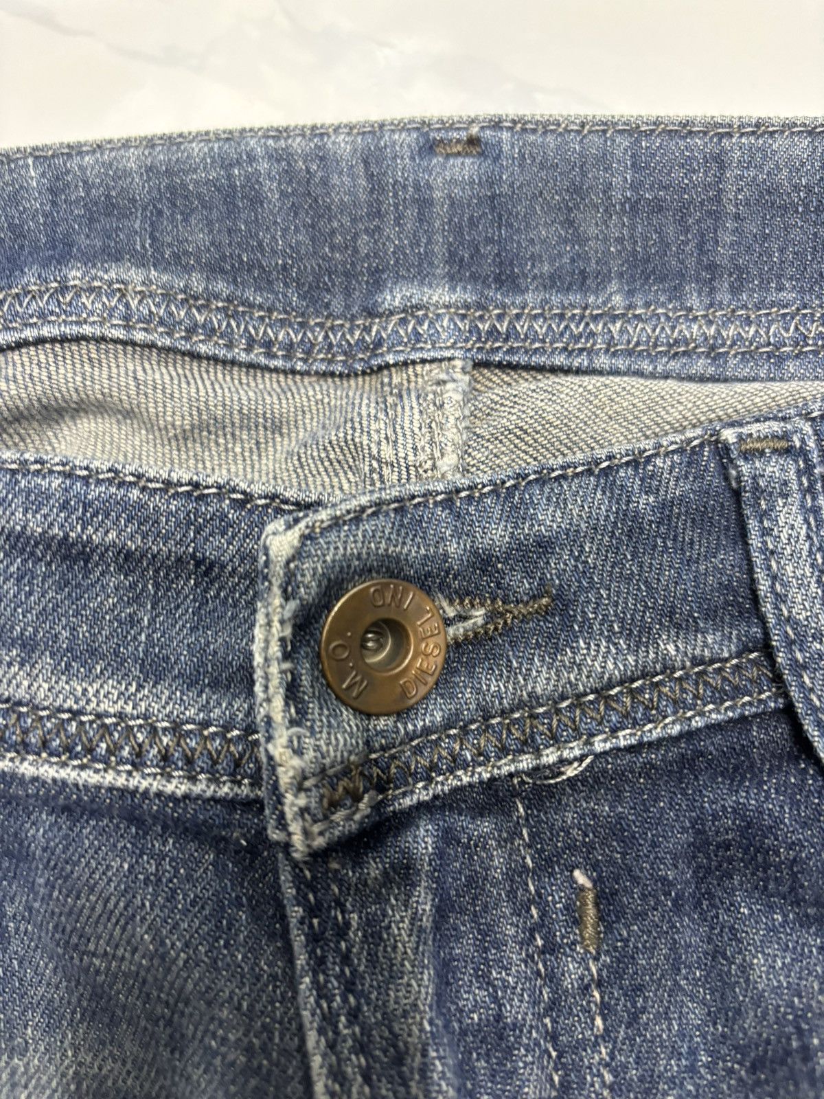 Diesel × Japanese Brand Vintage Diesel Slim Straight Denim Jeans Size US 31 - 9 Thumbnail