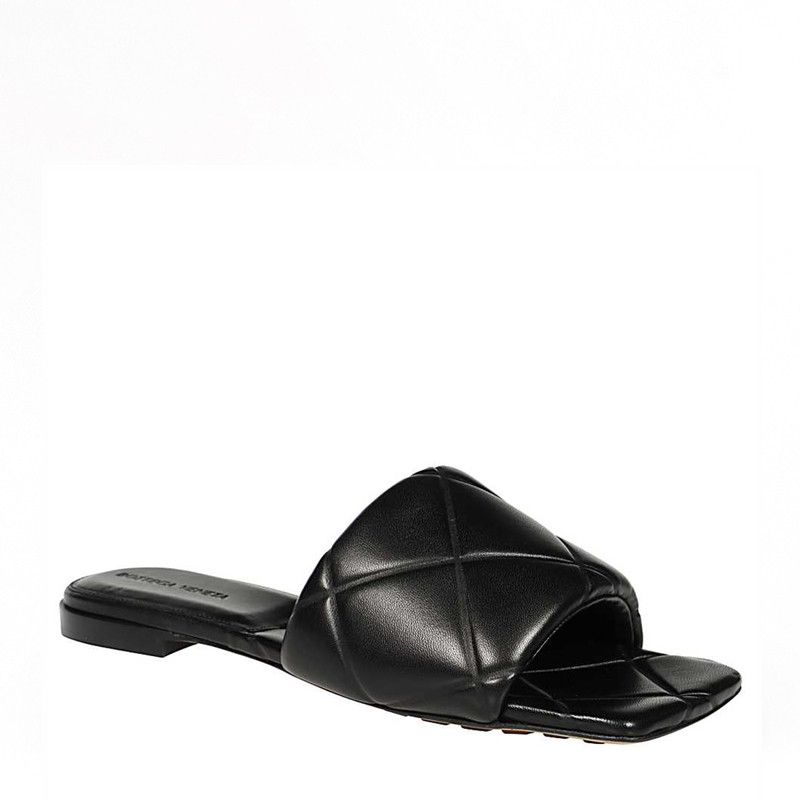 Bottega Veneta o1bcso1str0924 Rubber Lido in Black Size US 4 / IT 34 - 3 Thumbnail