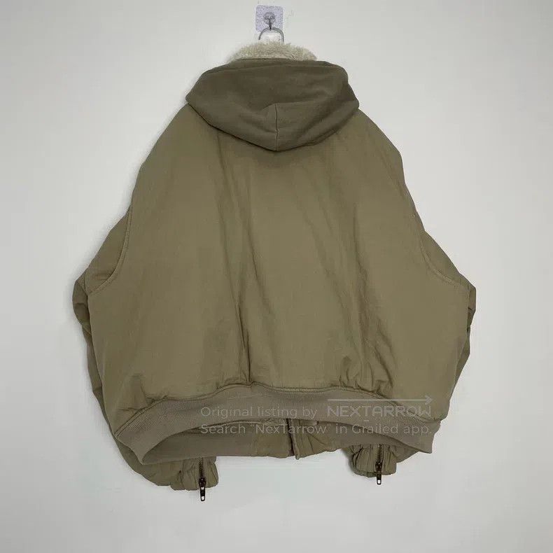 Balenciaga Balenciaga Khaki shearling collar bomber jacket flight jac Size US S / EU 44-46 / 1 - 2 Thumbnail
