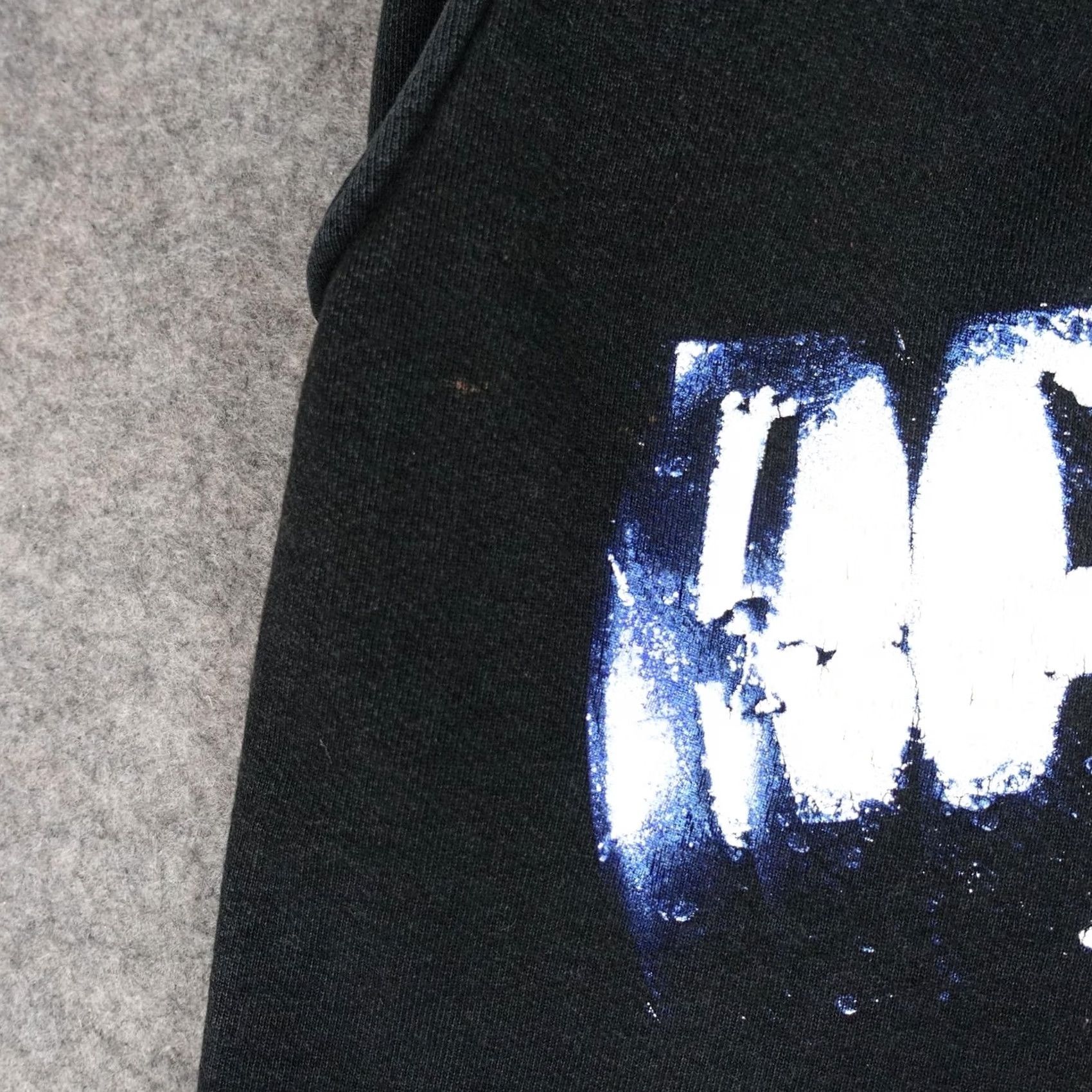 Revenge Revenge Mens Sweatpants Joggers Black Fleece Pockets Drawstring Casual Activewear 28in Inseam Tapered Size US 31 - 5 Thumbnail