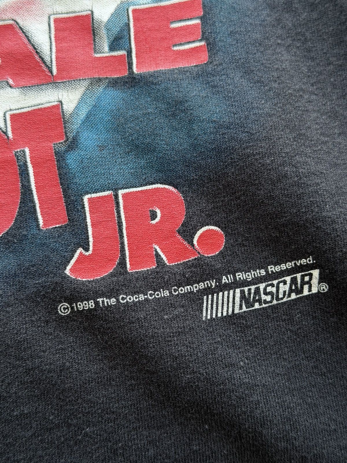 NASCAR VTG 90s Dale Earnhardt Coca Cola Nascar Racing T-Shirt Tee Size US XL / EU 56 / 4 - 6 Thumbnail