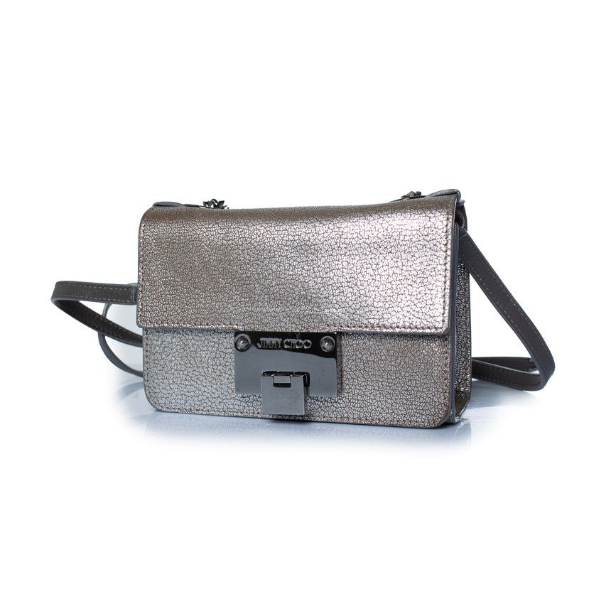 Jimmy Choo Jimmy Choo, Rebel crossbody silver leather bag Size ONE SIZE - 1 Thumbnail