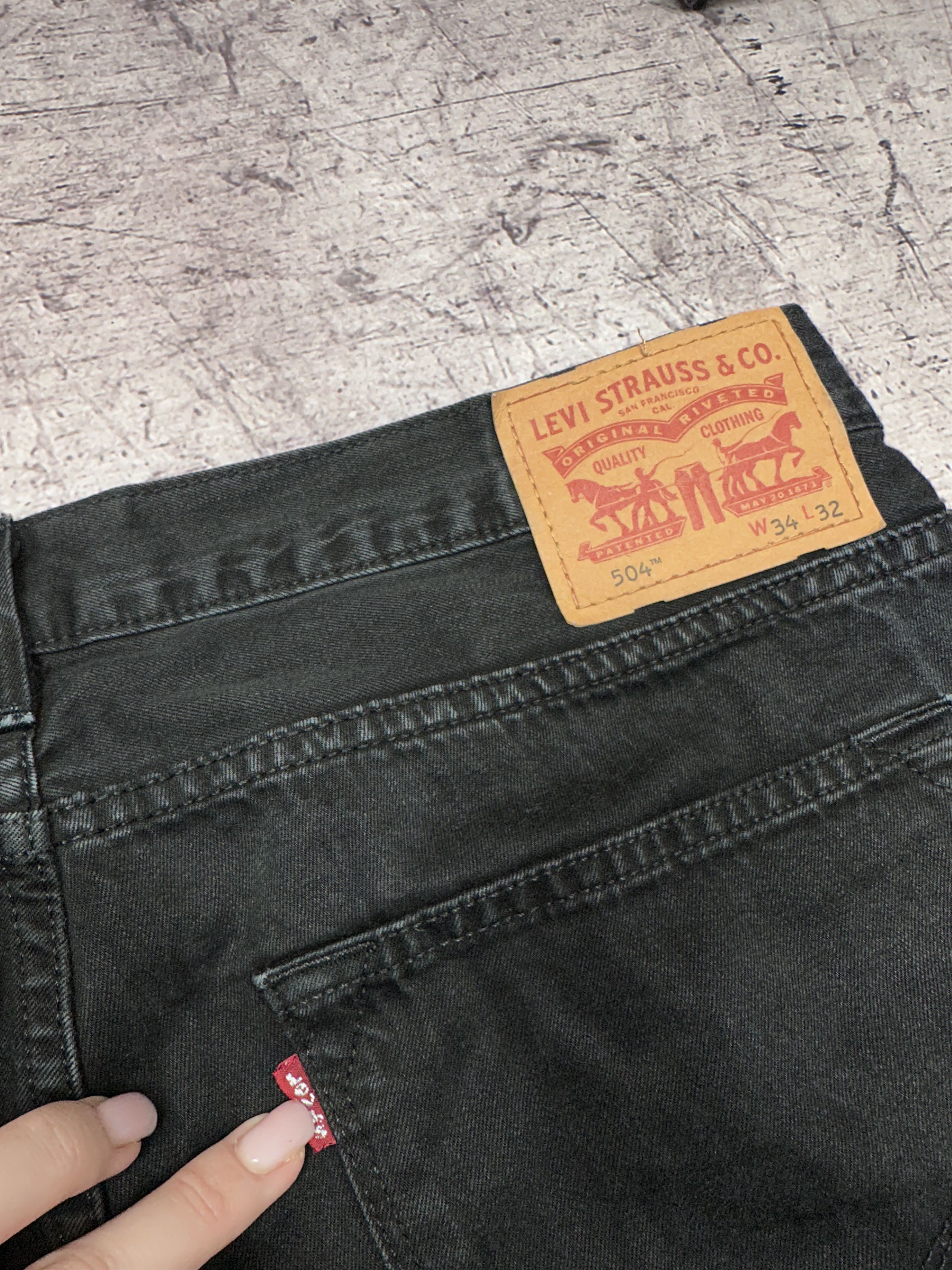 Levi's × Levi's Vintage Clothing Levi's 504 Vintage Mens Denim Pants Jeans Size US 34 / EU 50 - 3 Thumbnail