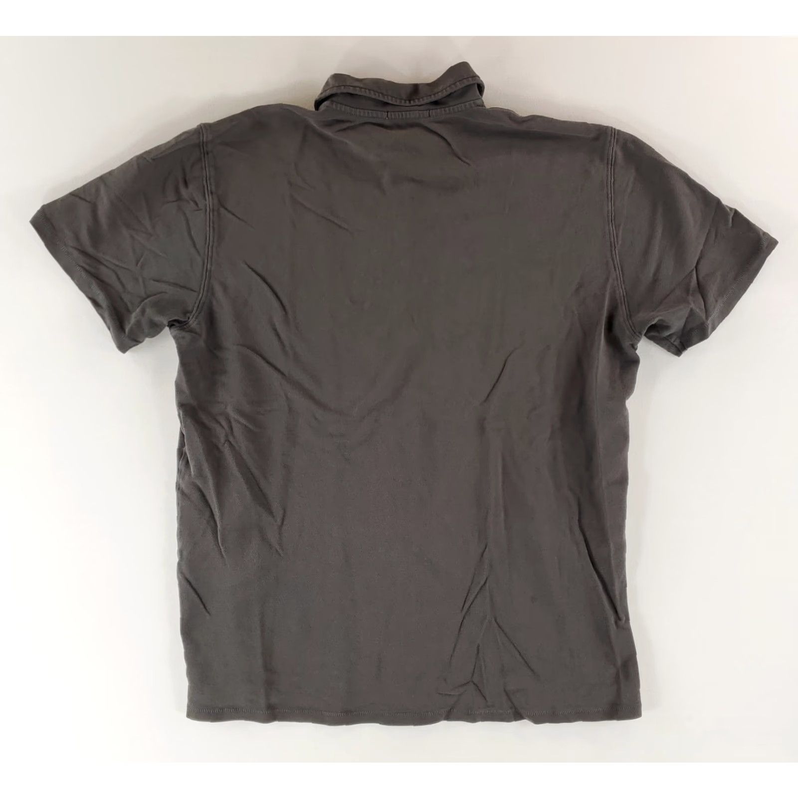 Buck Mason Buck Mason Polo Shirt Made USA Pique Short Sleeve Gray Mens M Size US M / EU 48-50 / 2 - 3 Thumbnail
