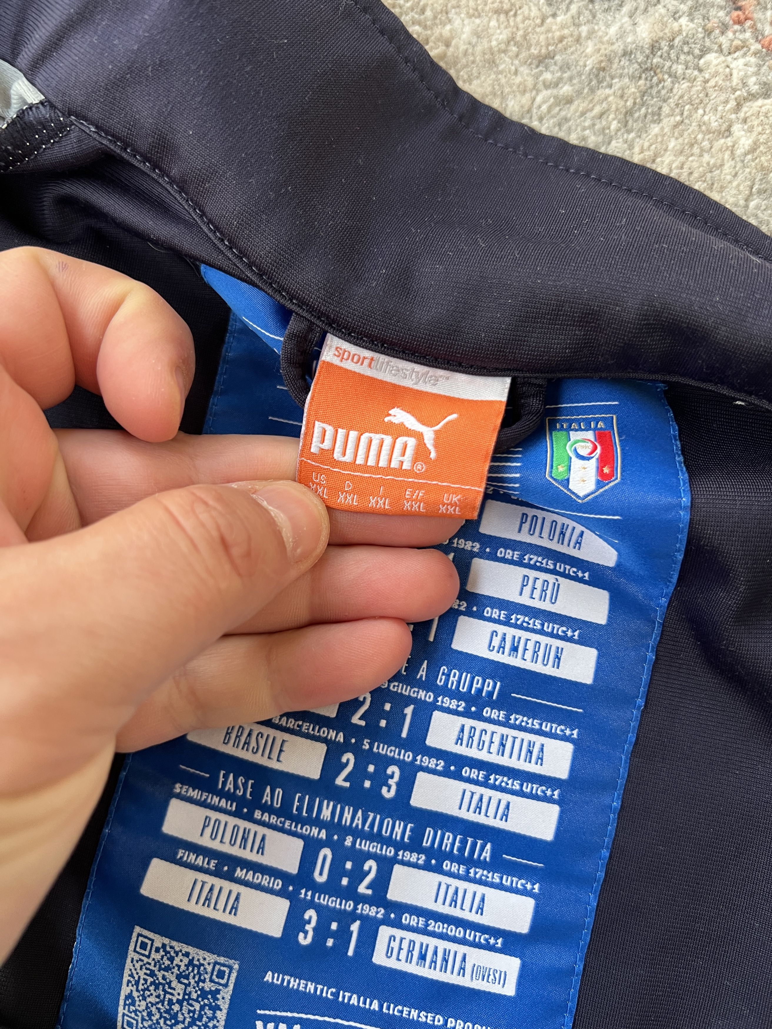 Puma Puma Italia Vintage Track Jacket Size US XXL / EU 58 / 5 - 5 Thumbnail