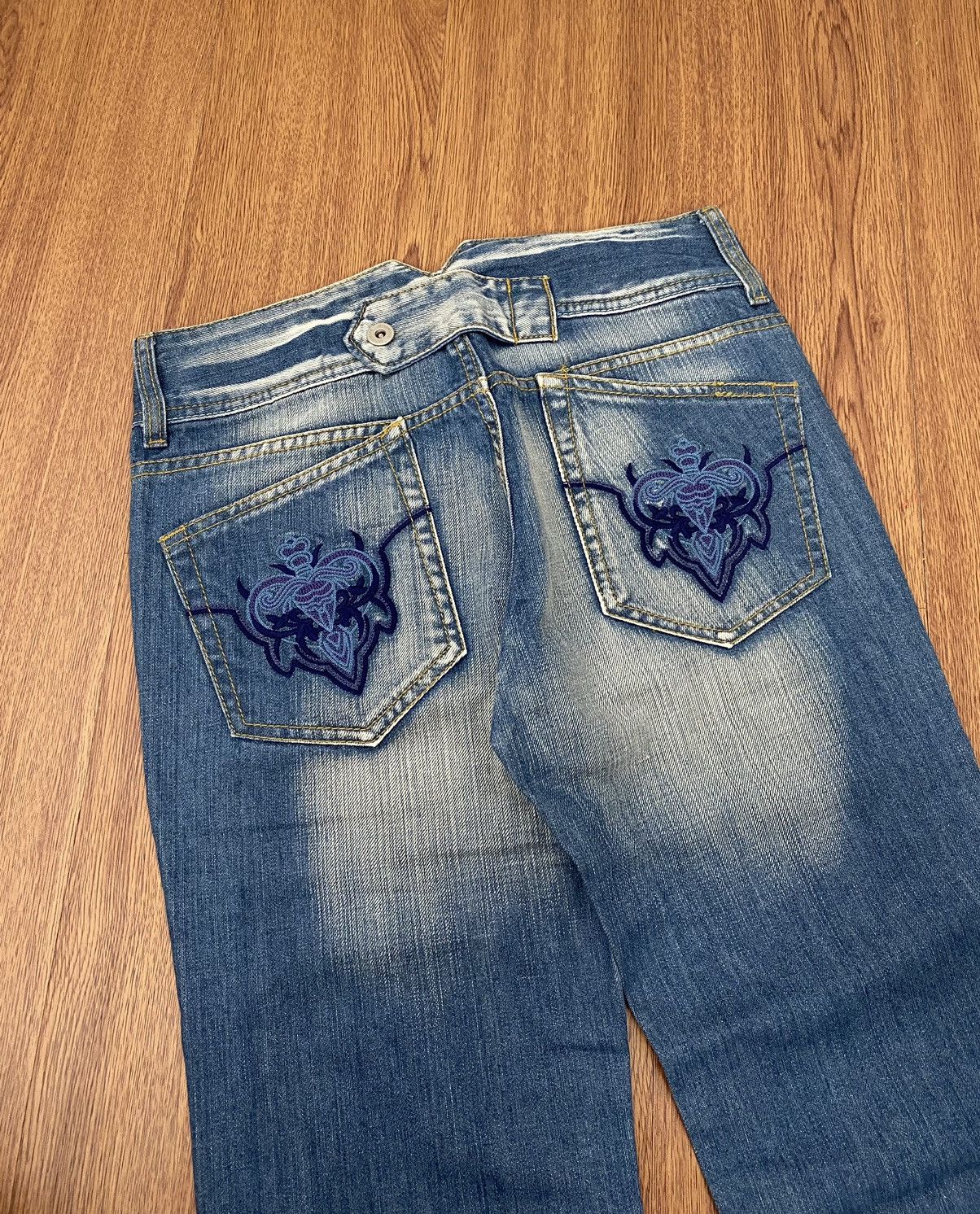If Six Was Nine × Japanese Brand × Le Grande Bleu (L.G.B.) Intermezzo Super Flare jeans Size US 30 / EU 46 - 4 Thumbnail